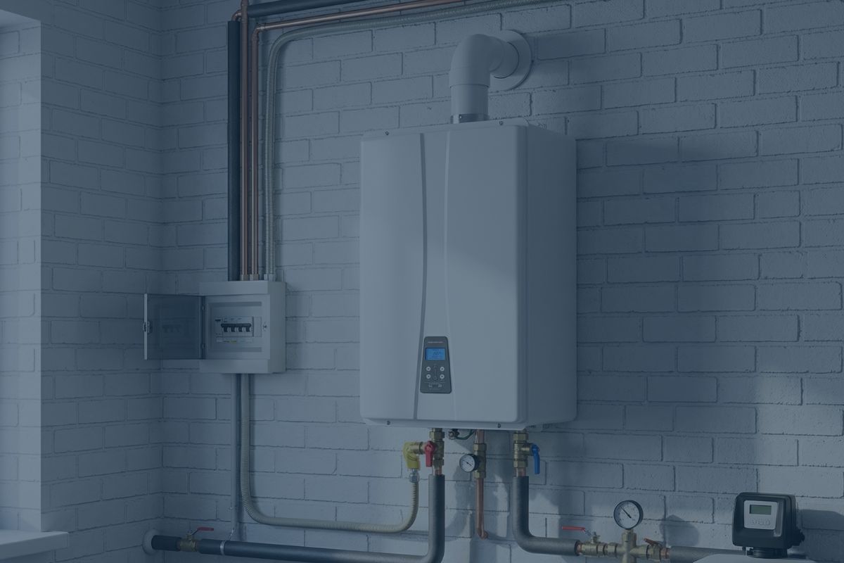 Tankless water heater installation in Tacoma